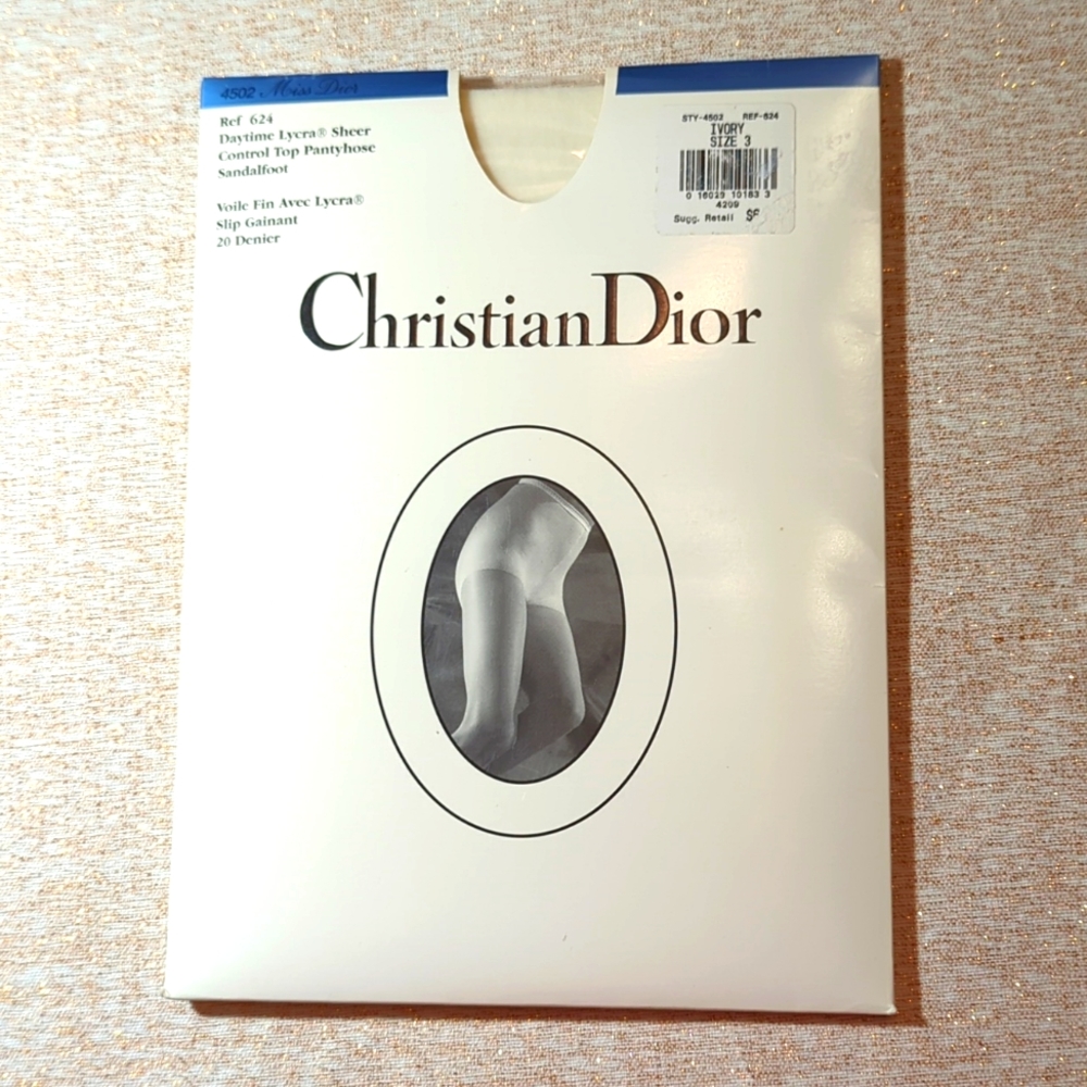 Christian Dior sheer pantyhose